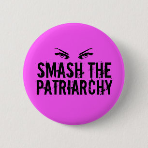 Badge Rond 5 Cm Smash le patriarcat