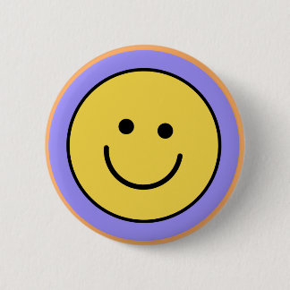 Badge Rond 5 Cm Smiley face button