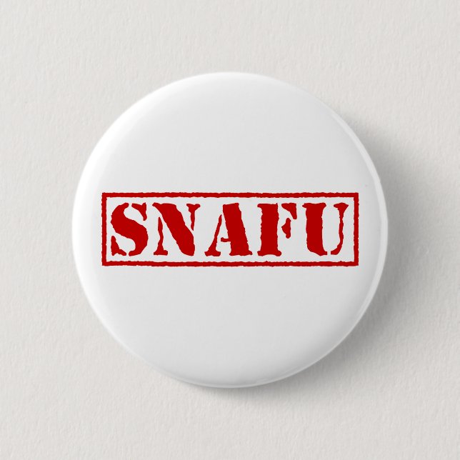 BADGE ROND 5 CM SNAFU (Devant)