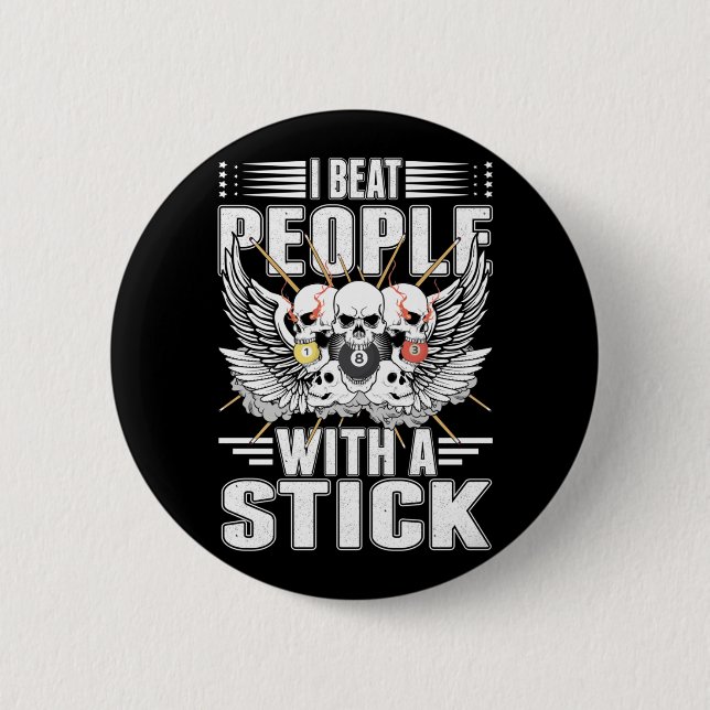 Badge Rond 5 Cm Snooker Snooker Snooker Snooker (Devant)