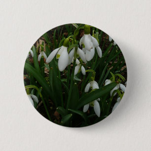 Badge Rond 5 Cm Snowdrops I