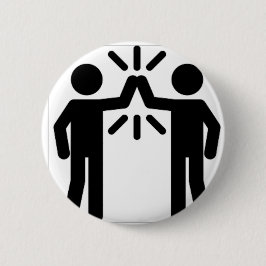 BADGE ROND 5 CM SNŐWFLAKE MAKER - PLAYGROUND BADING