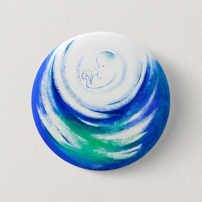 Badge Rond 5 Cm Soeur Nature (Devant)