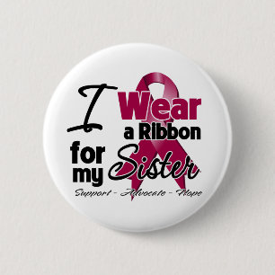 Badge Rond 5 Cm Soeur - ruban de myélome multiple