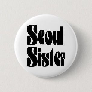 Badge Rond 5 Cm Soeur Séoul