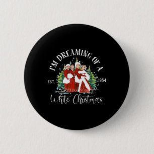 Badge Rond 5 Cm Sœurs Pyjama Vacances Noël Blanche Neige Noël 
