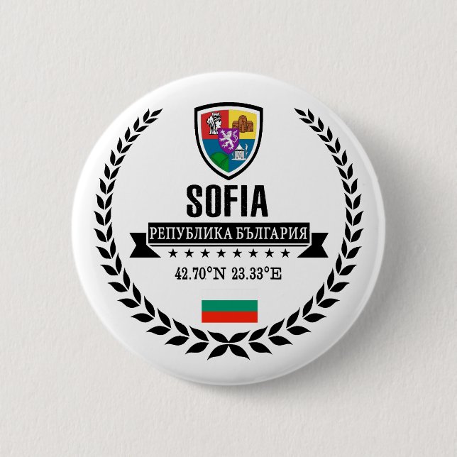 Badge Rond 5 Cm Sofia (Devant)