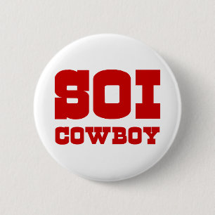 BADGE ROND 5 CM SOI COWBOY