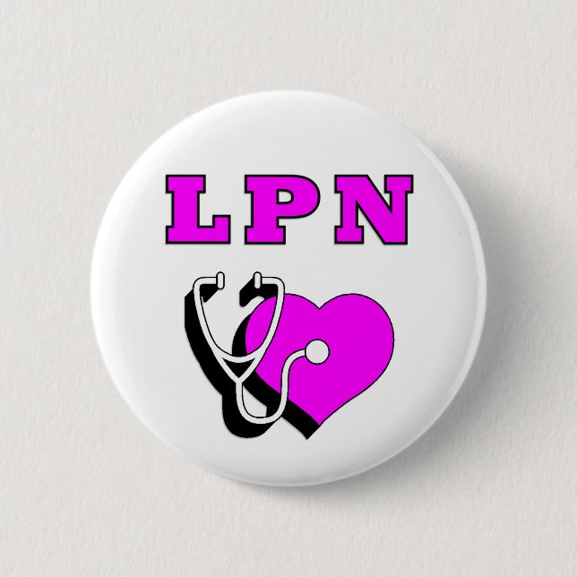 Badge Rond 5 Cm Soin de LPN (Devant)