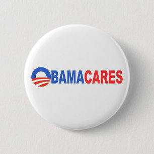 Badge Rond 5 Cm Soins d'Obama