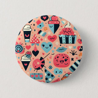Badge Rond 5 Cm Soins doux Fiesta