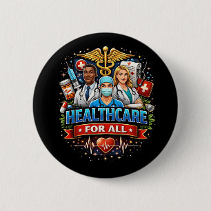 Badge Rond 5 Cm Soins pour tous