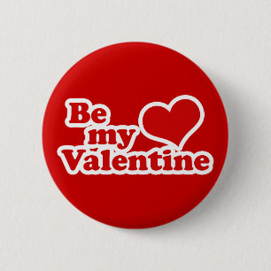 Badge Rond 5 Cm Sois ma Saint Valentin