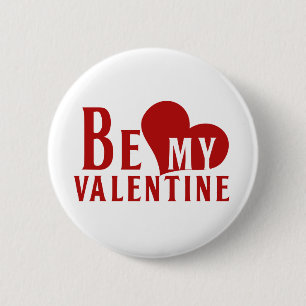 Badge Rond 5 Cm Sois ma Saint Valentin