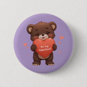 Badge Rond 5 Cm Sois ma Saint Valentin ?