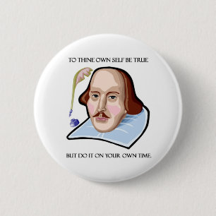 Badge Rond 5 Cm sois-vrai-envers-toi-même-mais