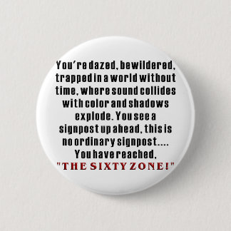 Badge Rond 5 Cm soixantième Anniversaire