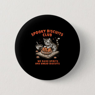 Badge Rond 5 Cm Soky Biscuits Club Cat Halloween Cuisson