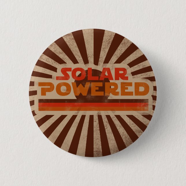 Badge Rond 5 Cm Solaire alimenté (Devant)