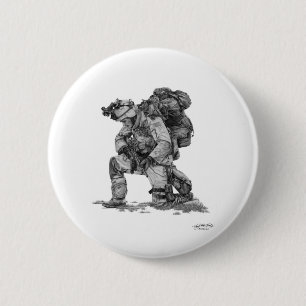 Badge Rond 5 Cm Soldat de Elliott-Prière de Murphy