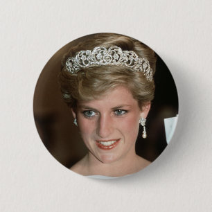 Badge Rond 5 Cm Soleil ! HH Princesse de Galles
