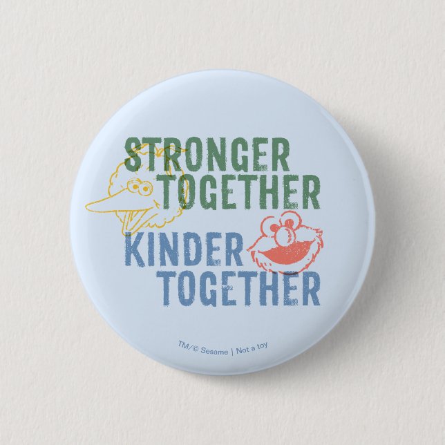 Badge Rond 5 Cm Solide Ensemble Kinder (Devant)