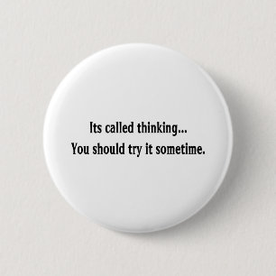Badge Rond 5 Cm Son appelé pensée