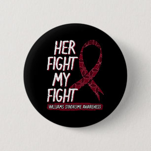 Badge Rond 5 Cm Son Combat Est Mon Combat Ws Williams-beuren Willi