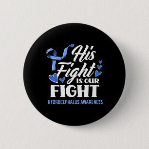 Badge Rond 5 Cm Son Combat Est Notre Fils Fils Grand-Fils Hydrocép