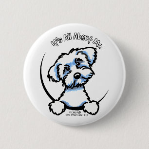 Badge Rond 5 Cm Son maltais tout environ je