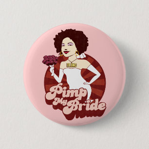 Badge Rond 5 Cm Sont souteneurs ma jeune mariée