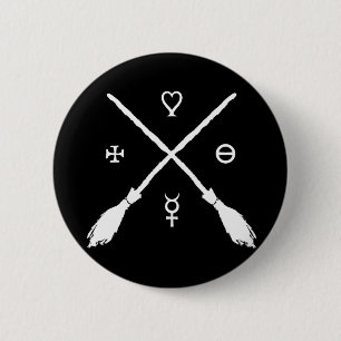 Badge Rond 5 Cm Sorcellerie