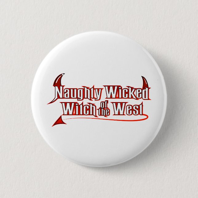 Badge Rond 5 Cm Sorcière mauvaise vilaine (Devant)