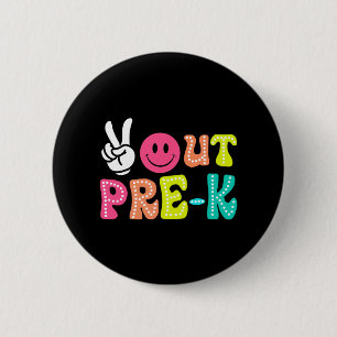 Badge Rond 5 Cm Sortie De Graduation D'Avant-K Cl De 2024 Dernier
