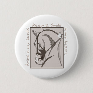 Badge Rond 5 Cm Souriez Dans Mon Coeur