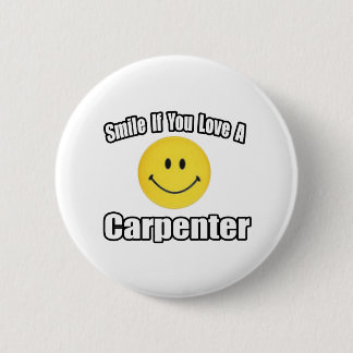 Badge Rond 5 Cm Souriez si vous aimez un charpentier
