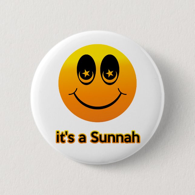 Badge Rond 5 Cm Sourire (Devant)