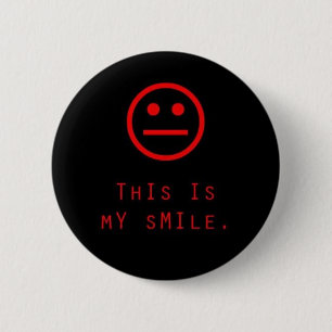 Badge Rond 5 Cm Sourire
