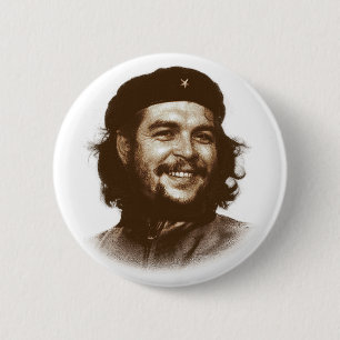 Badge Rond 5 Cm Sourire d'Ernesto Che Guevara