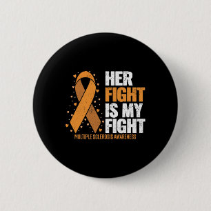 Badge Rond 5 Cm Soutenez Sa Lutte Ma Lutte Contre La Sclérose En V