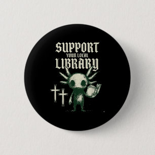 Badge Rond 5 Cm Soutenez votre librairie gothique locale