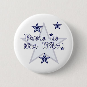 Badge Rond 5 Cm Soutenu aux Etats-Unis
