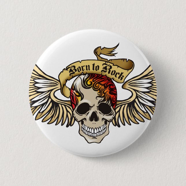 Badge Rond 5 Cm soutenu pour basculer (Devant)