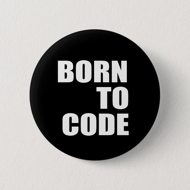 Badge Rond 5 Cm Soutenu pour coder (Devant)