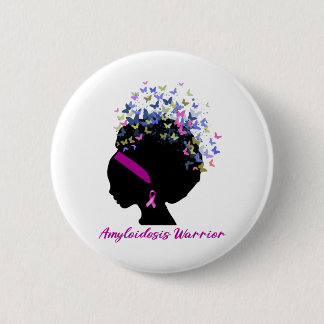 Badge Rond 5 Cm Soutien à la sensibilisation à l'amyloïdose