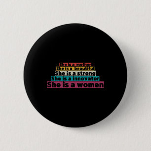 Badge Rond 5 Cm Soutien aux droits des femmes