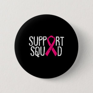 Badge Rond 5 Cm Soutien Équipe de sensibilisation au cancer du sei