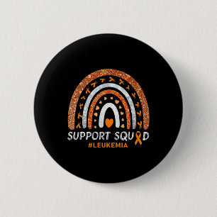 Badge Rond 5 Cm Soutien Escadrille Leucémie Sensibilisation Arc-en