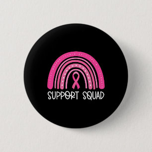 Badge Rond 5 Cm Soutien Squad Sensibilisation au cancer du sein Su