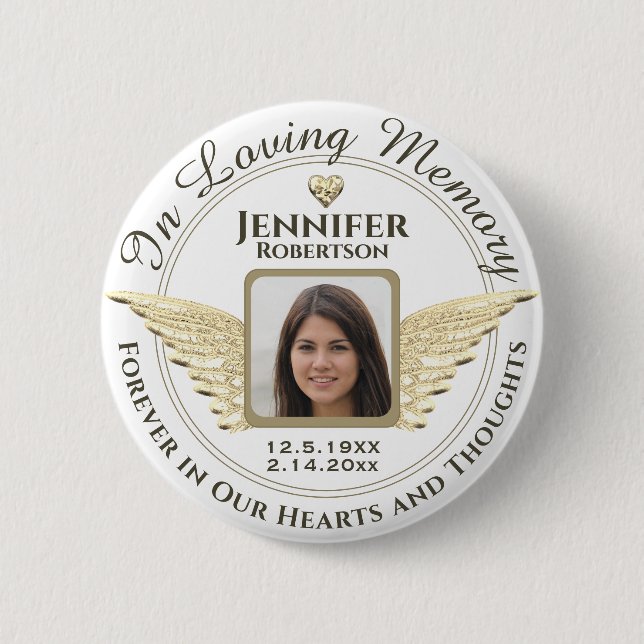 Badge Rond 5 Cm Souvenir de la photo In Love (Devant)